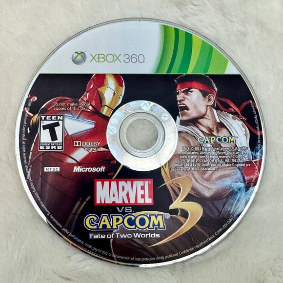 Marvel Vs. Capcom 3 Fate of Two Worlds (XBOX 360, 2011, Capcom) - Picture 5 of 6